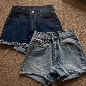 John Galt High Waist Denim Shorts Bundle